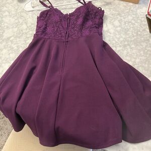 City Studio Kids Formal Dress in Deep Purple